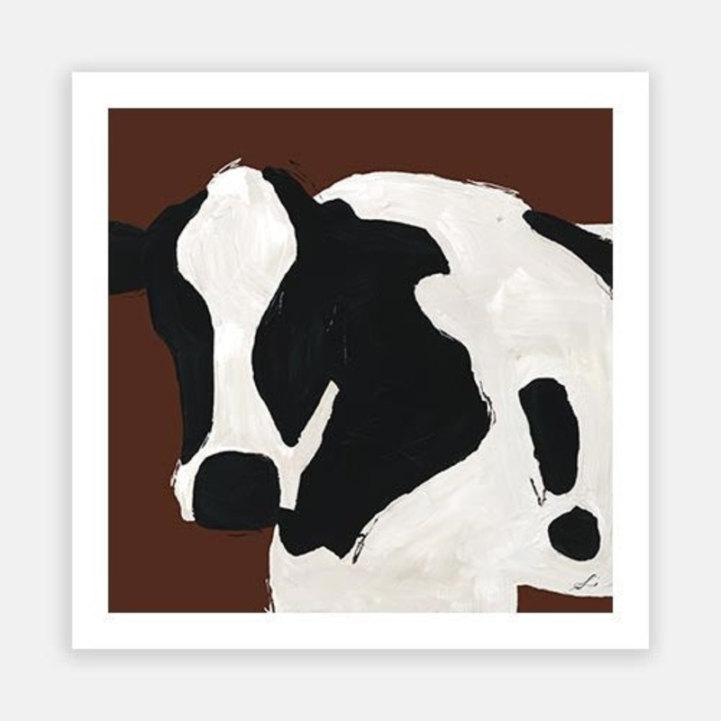 Happy Cow Terra 1|C – 400 x 400|D – 500 x 500|E – 600 x 600|F – 760 x 760|G – 1000 x 1000|Matt Photographic Paper|Canvas|None|White|Black|Scandi