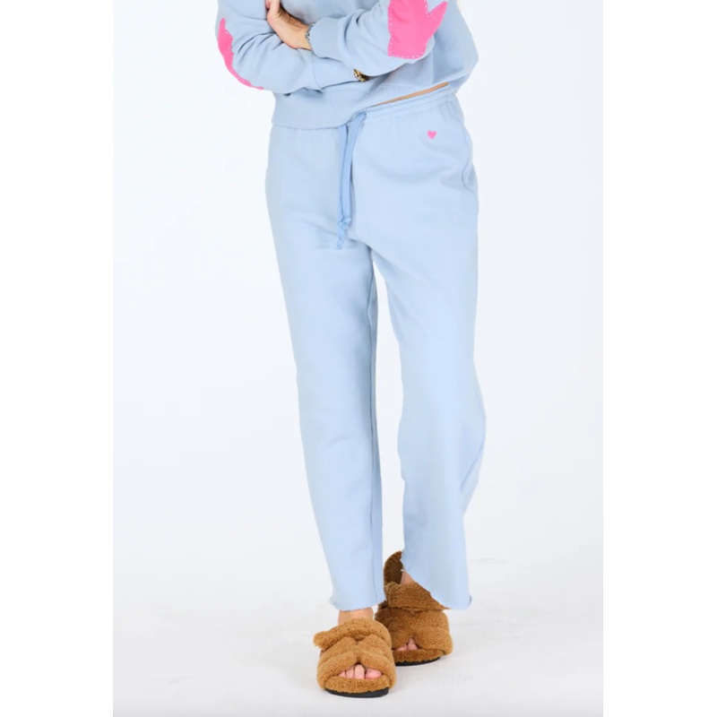 Kerri Rosenthal Weekend Barb Sweatpant-Slate Blue