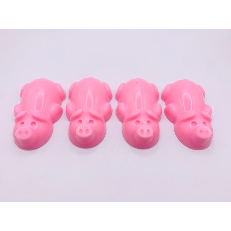 Little Pigs Vegan Soaps – Set of 4 – Gift Boxed | Pig Lover Gift | Cute Pig Gift Idea | Farm Animal Gift