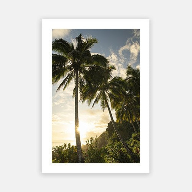 Tahiti Dusk|E – 500 x 760|F – 660 x 1000|G – 850 x 1300|Photographic Paper|Rag Paper|Canvas|None|White|Black|Scandi
