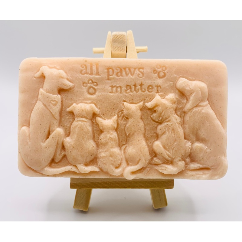 All Paws Matter Vegan Soap | Dog Lover Gift | Cat Lover Gift | Pet Gift | Unique Animal Gift | Cats & Dogs Gift