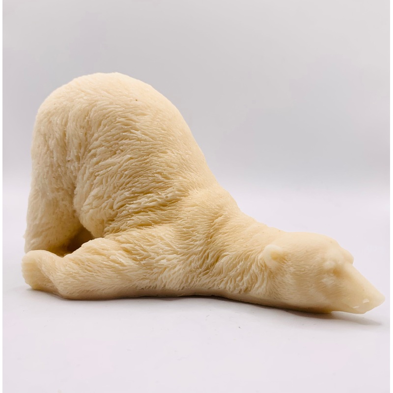 Blizzard The Large Lazy Polar Bear Vegan Soap – Gift Boxed | Unique Polar Bear Gift | Polar Bear Lover Gift