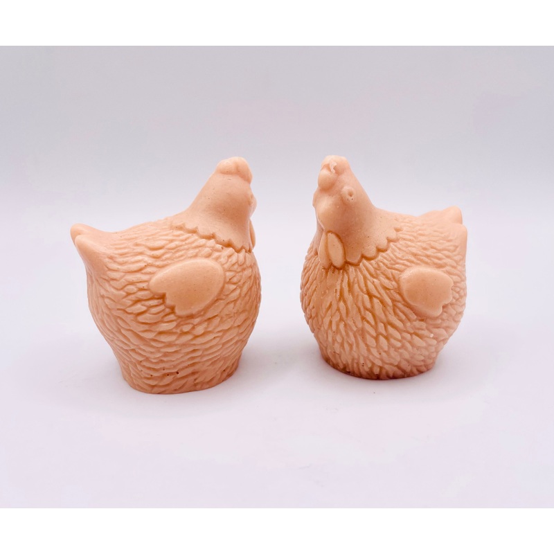 Chickens / Hens Vegan Soaps  Set of 2 (Gift Boxed) | Farm Animal Gift | Chicken Lover Gift Idea