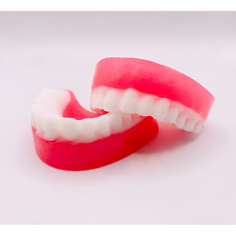 Denture Vegan Soaps | Gift for Dentist | Dental Nurse Gift | Novelty Teeth Gift | Fun Denture Gift