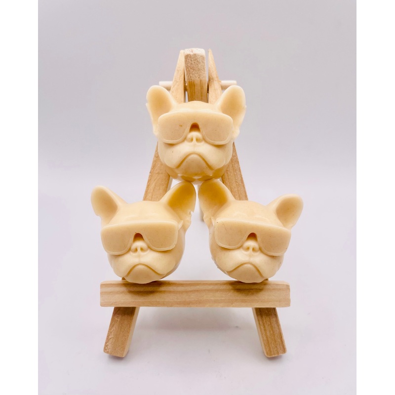 French Bulldog Faces – Vegan Soaps – Set of 3 – Gift Boxed | French Bulldog Gift | French Bulldog Lover Gift | Dog Lover Gift | Frenchie Gift Idea