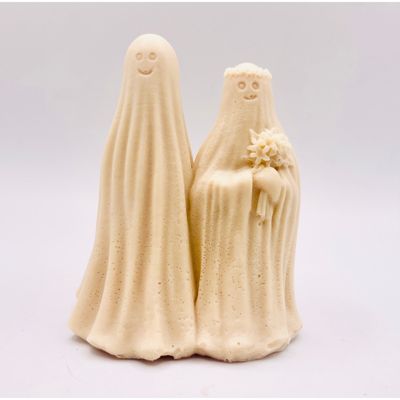 Ghost Bride & Groom Vegan Soap | Ghost Gift | Halloween Gift | Boo Box Gift | Romantic Horror
