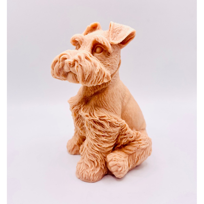 Large Schnauzer Vegan Soap | Schnauzer Gift | Dog Lover Gift | Unique Schnauzer Gift | Dog Walker / Groomer Gift Idea