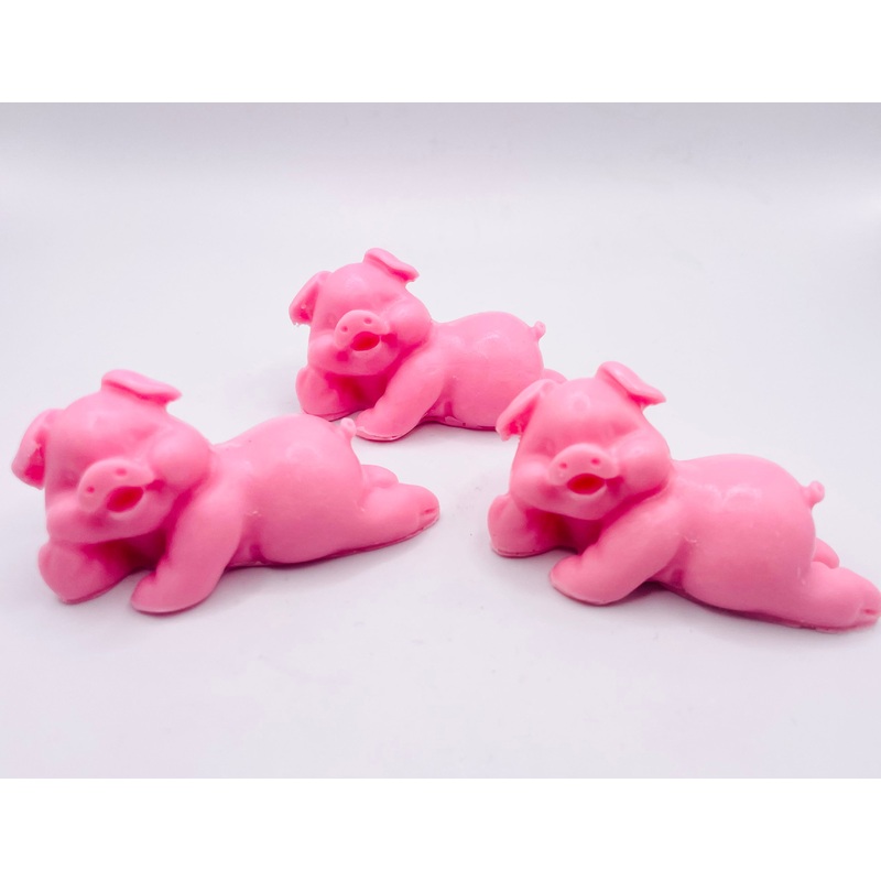 Laughing Pigs Vegan Soaps – Set of 3 – Gift Boxed | Pig Gift | Pig Lover Gift | Farm Animal Gift Idea Idea