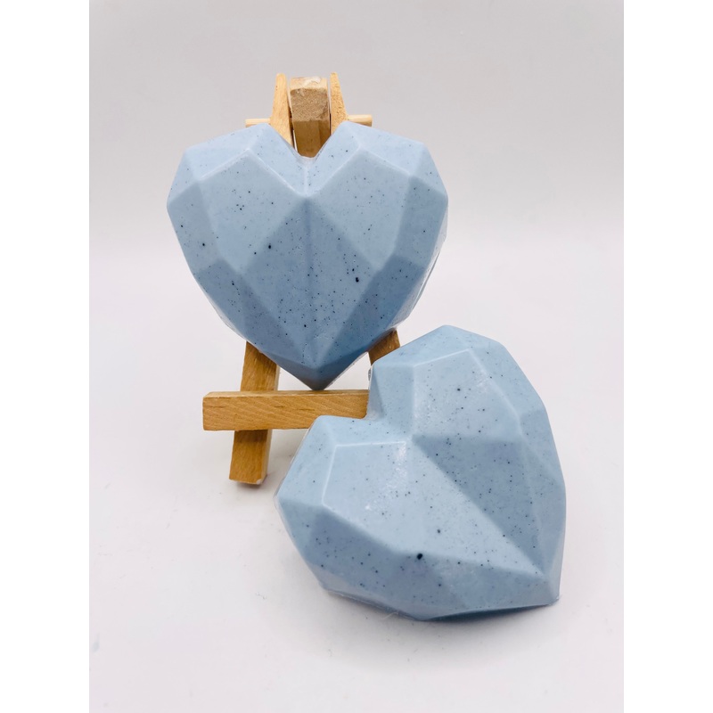 Love Heart Vegan Soaps – Set of 2 – Gift Boxed | Romantic Gift | Valentines Day Gift | Anniversary Gift | Wedding Favours