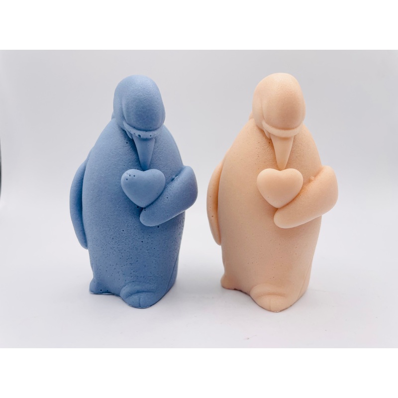 Penguin Heart Handmade Vegan Soap 100g  Cute Penguin Gift Idea | Animal Lovers Gift | Penguin Gift Idea