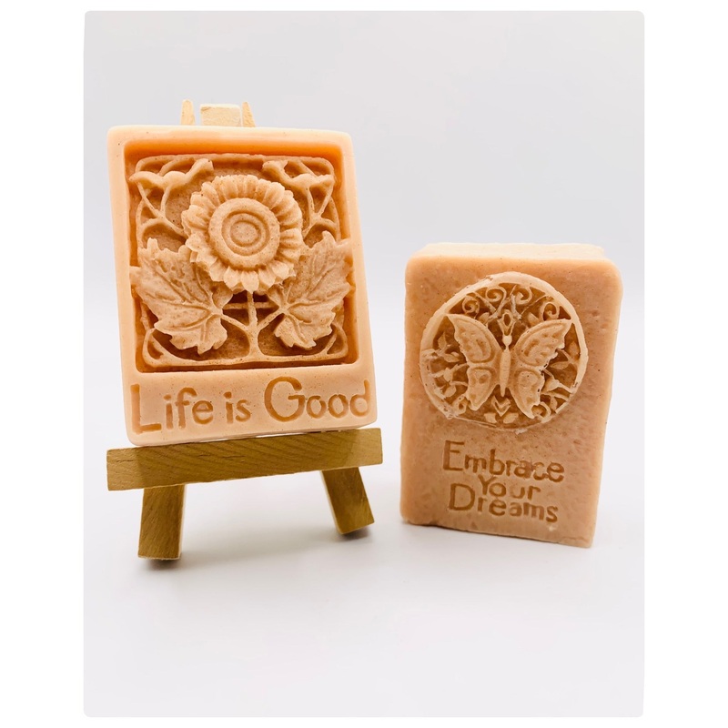 Positivity Self Care Vegan Soaps – Set of 2 – Gift Boxed | Friendship Gift | Thank You Gift | Wellbeing Gift