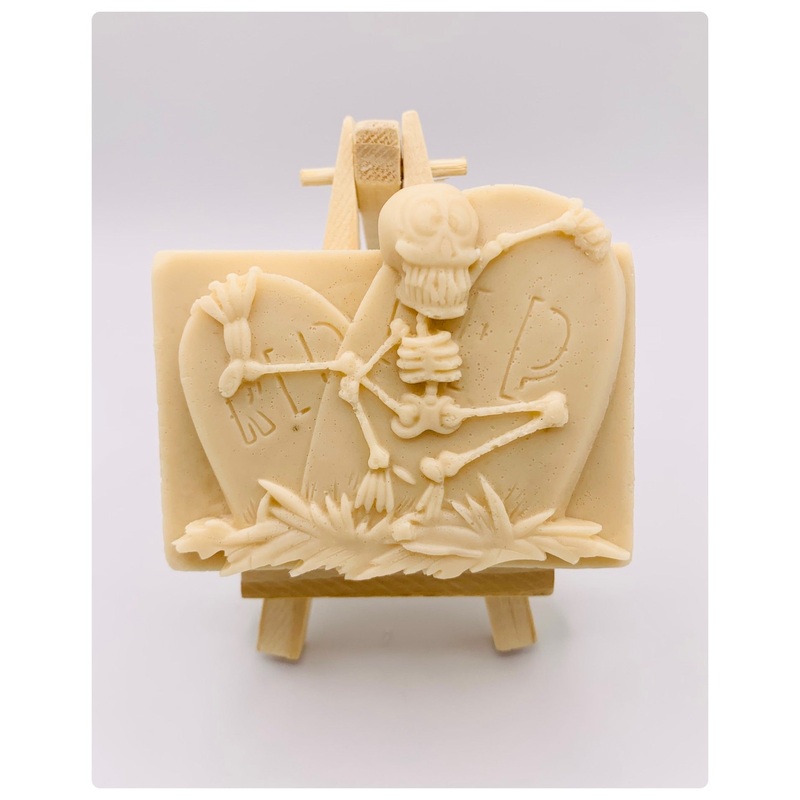RIP Skeleton & Gravestone Vegan Soap | Halloween Gift | Boo Box Gift | Skull Gift | Alternative Gift Idea
