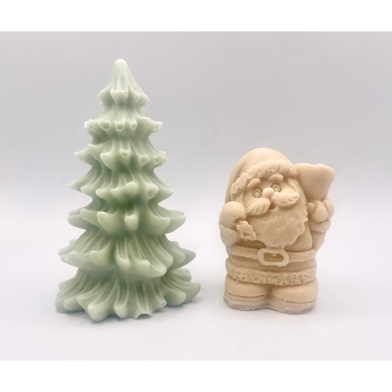 Santa & Christmas Tree Vegan Soap Gift Set | Christmas Gift | Secret Santa Gift | Stocking Filler Gift