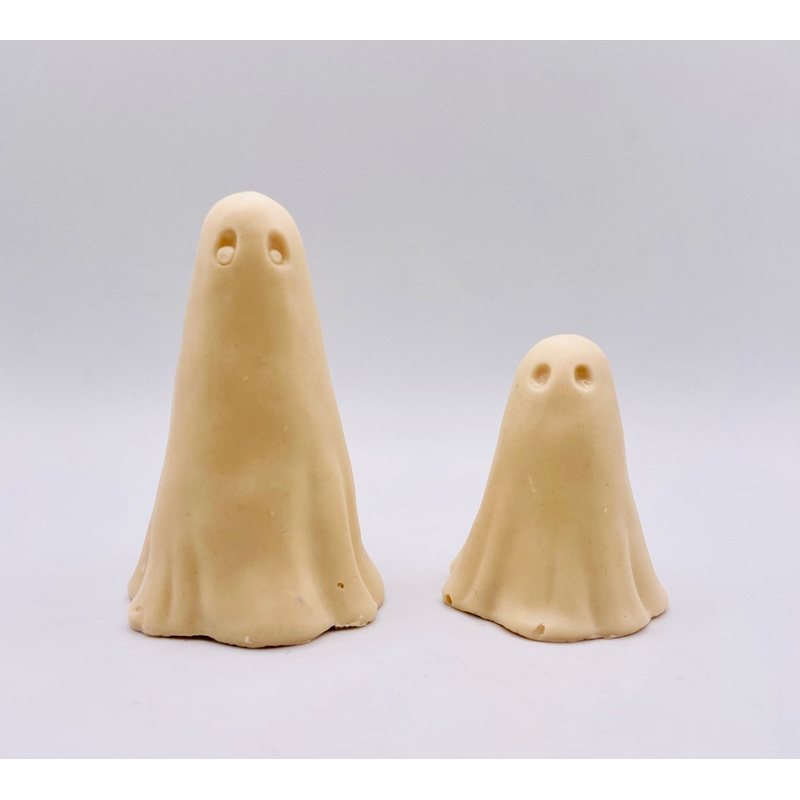 Sheet Ghost Vegan Soaps  Set of 2 (Gift Boxed) | Halloween Gift | Ghost Gift | Boo Box Gift | Spooky Decor