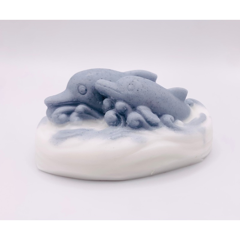 Swimming Dolphins Vegan Soap | Dolphin Gift | Unique Dolphin Lover Gift | Ocean Gift