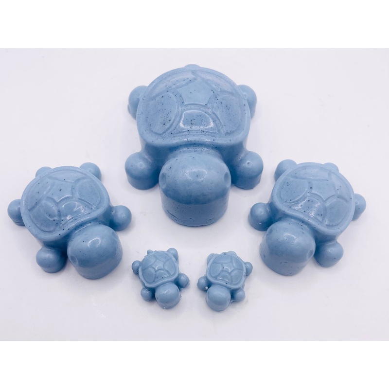 Turtle Family Handmade Vegan Soap Gift Box   Set of 5 | Turtle Lover Gift | Teacher Gift Idea