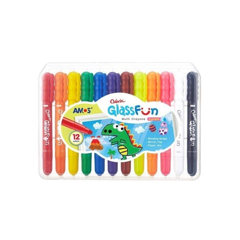 12  Glass Color 12 Set