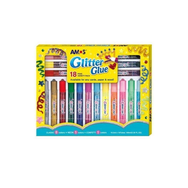 18  Glitter Glue 18 Color