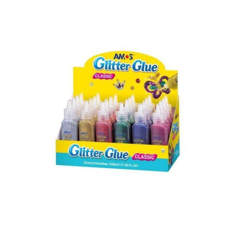 24  Glitter Glue 24 Piece