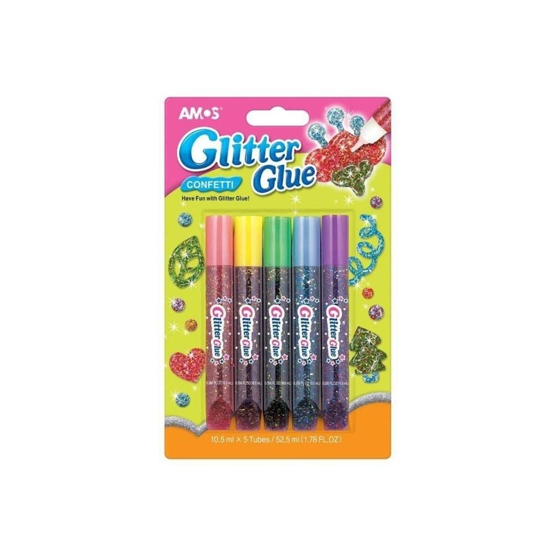 5  Glitter Clue Confetti 5 Colors