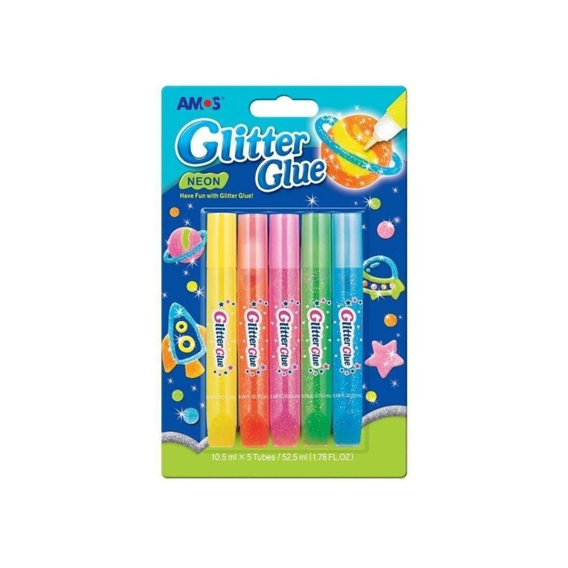 5  Glitter Clue Neon 5 Colors