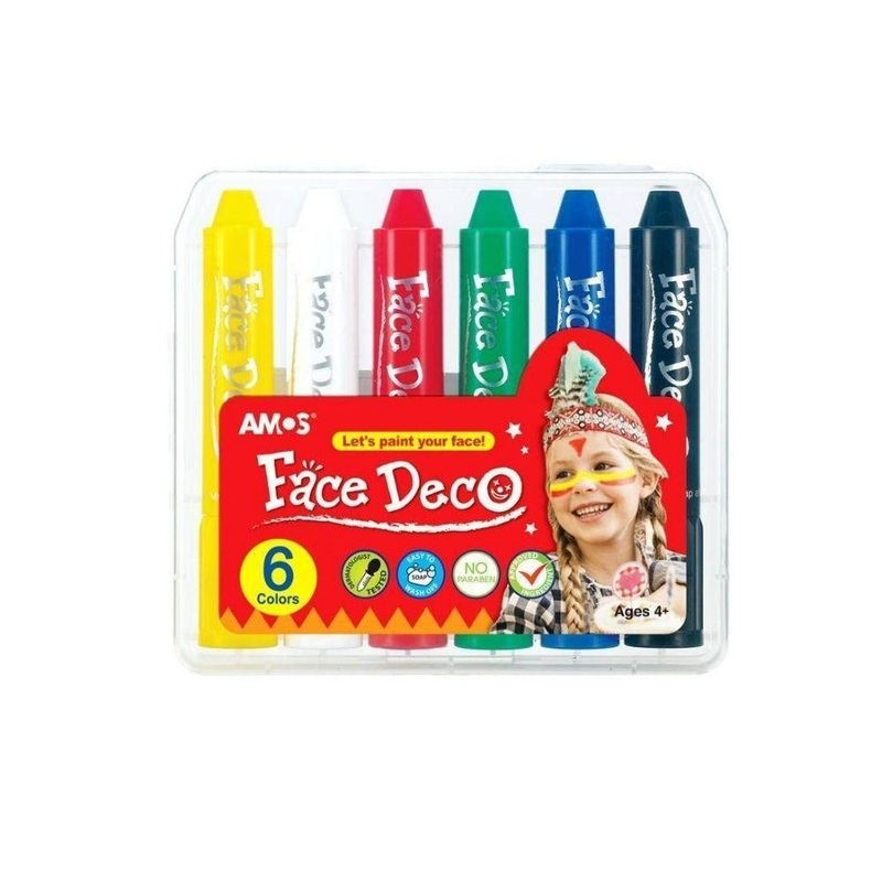 6  Face Paint Color 6 Set