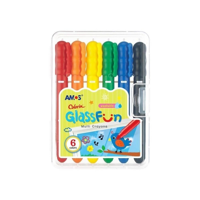 6  Glass Color 6 Set