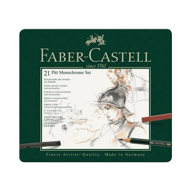 FABER CASTELL  Bit Monochrome Charcoal Color Set
