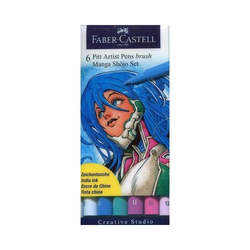 FABER CASTELL Set Pitt Artist Pen 6