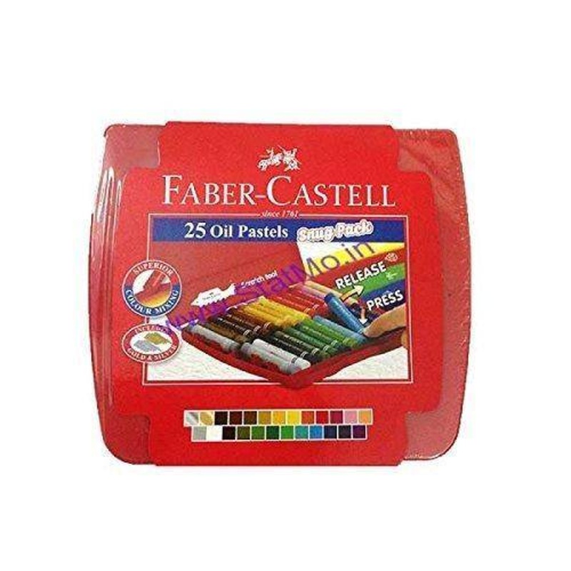 25    FABER CASTELL Oil Pastel Set Of 25
