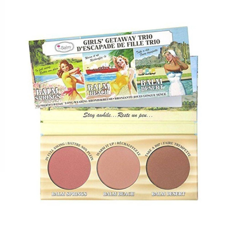 BALM Girls getaway trio bronzer blush