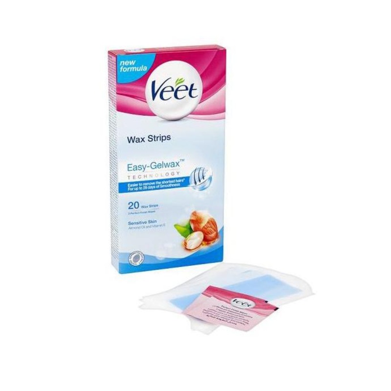 Veet Wax Strips Hair Removal for Sensitive
