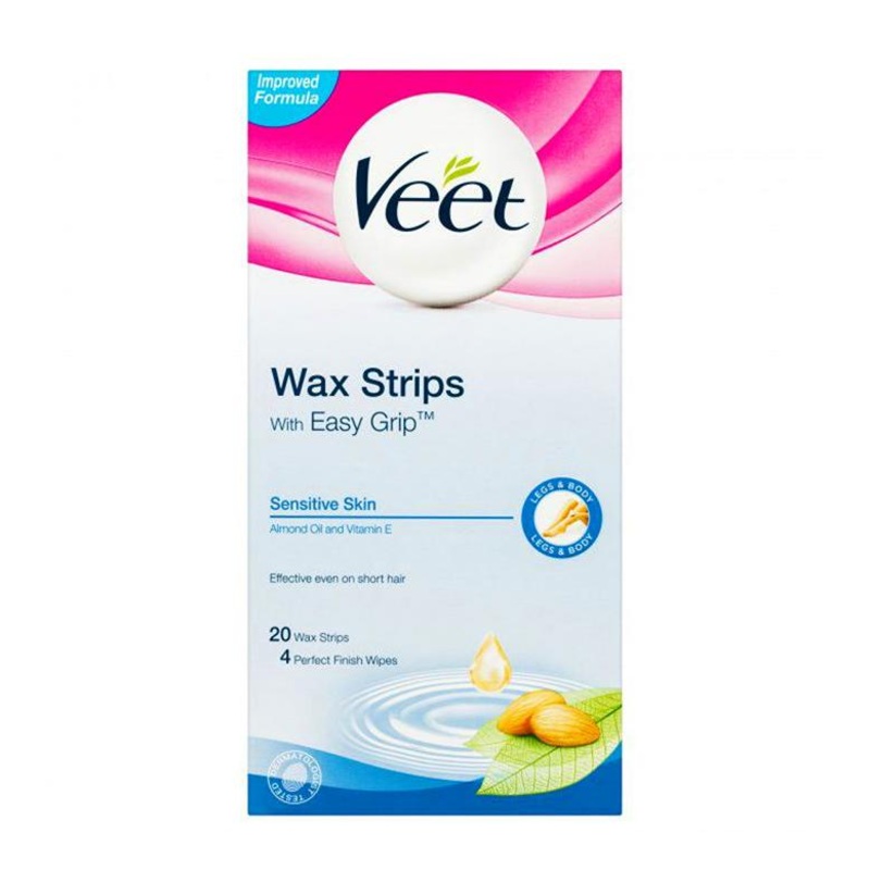 Waxy strips ready for use