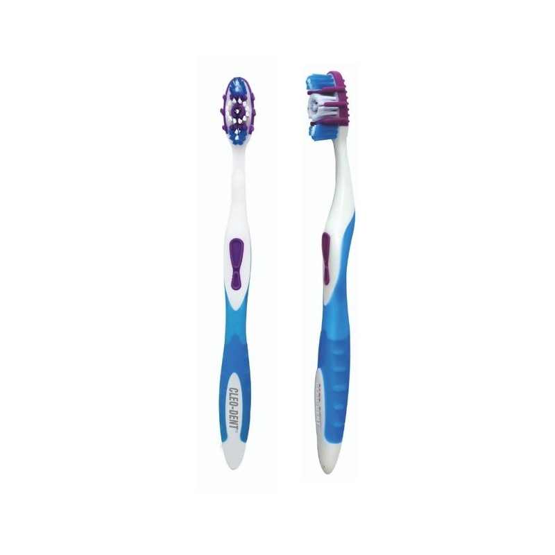 CLEO DENT Extra Rubber Wings Tooth Brush