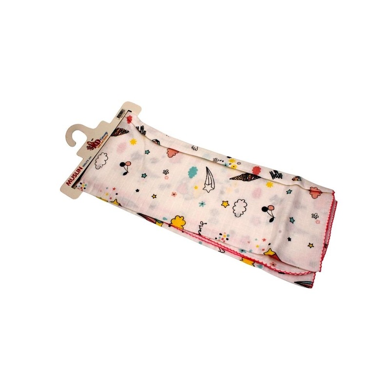 KD Group Baby Musline Cover