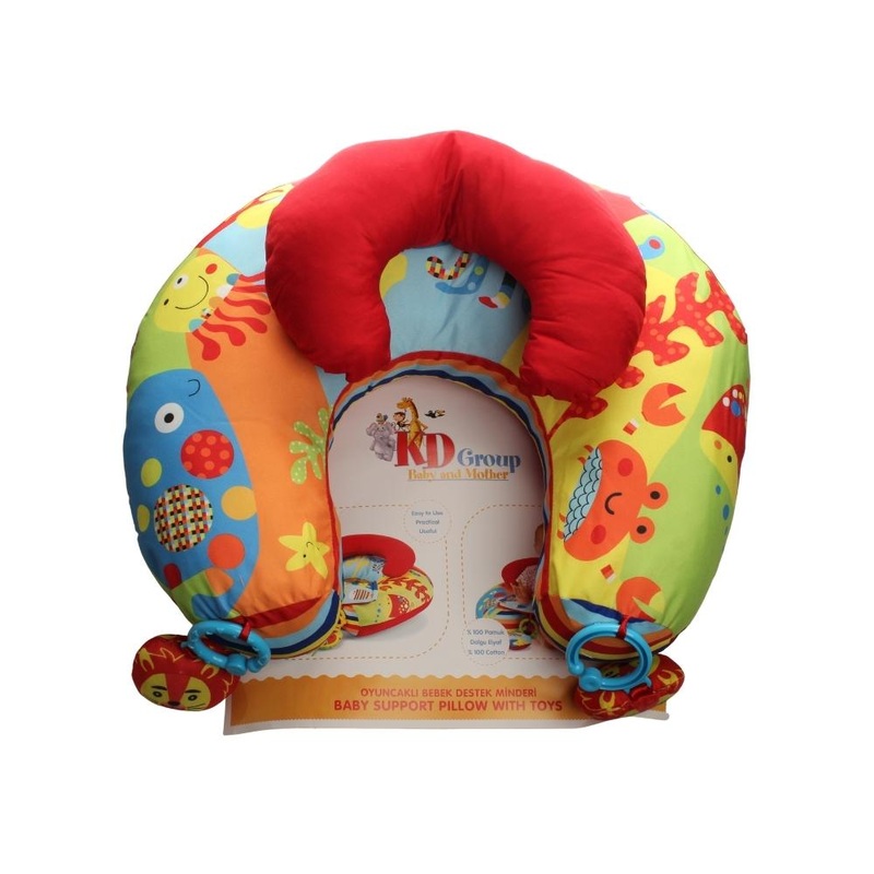 KD Group Baby Support Pillow With Toy