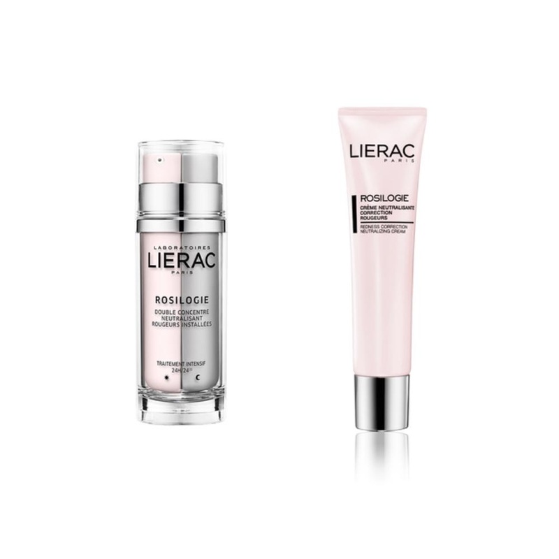 LIERAC Rosilogie Double Concentrate And Anti-Rougeurs Set