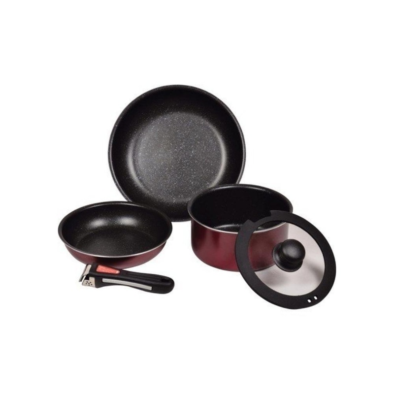Pearl Clelia Marble Processing Non-Stick Cookware Set
