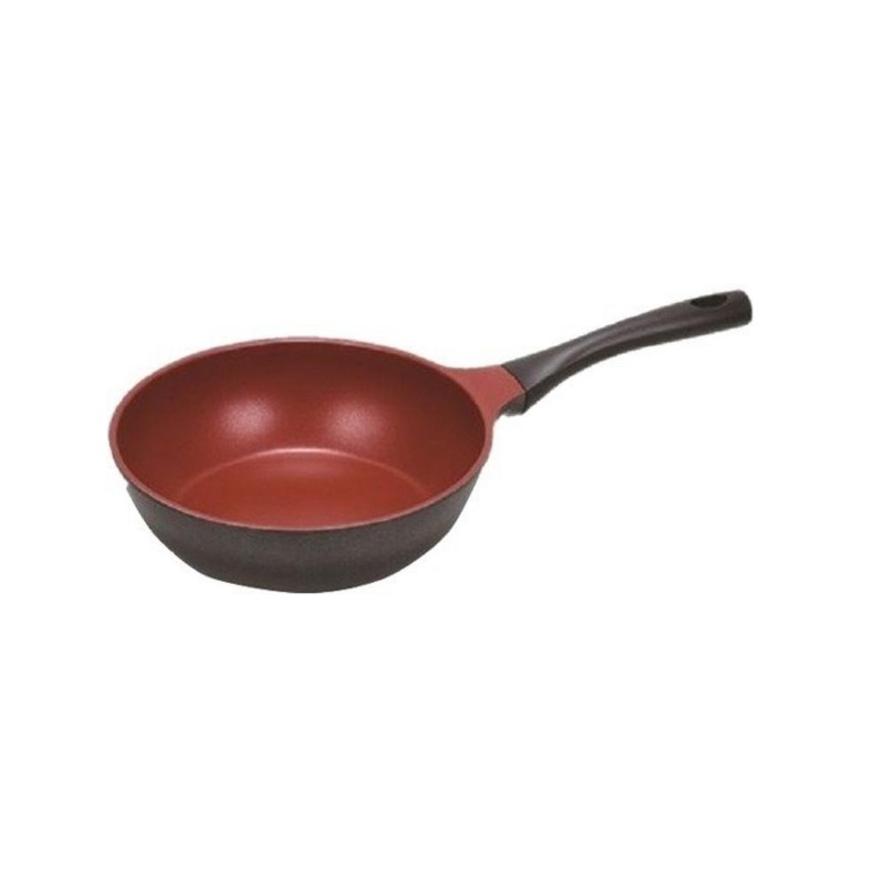 Pearl Metal Heat visible Diamond Coat processing Deep Frying Pan