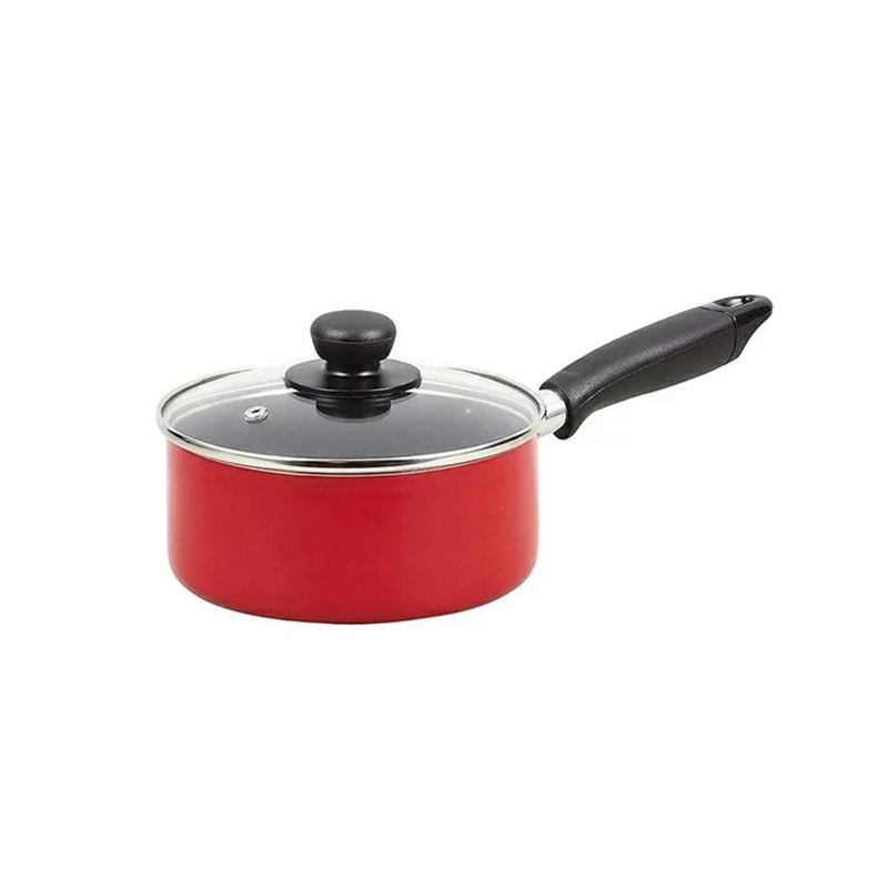 Pearl Non-Stick One Handle Mini Pot With Glass Lid