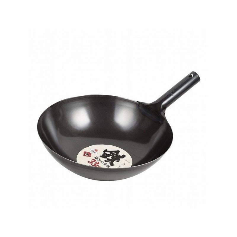 Pearl Single Handle Iron Wok