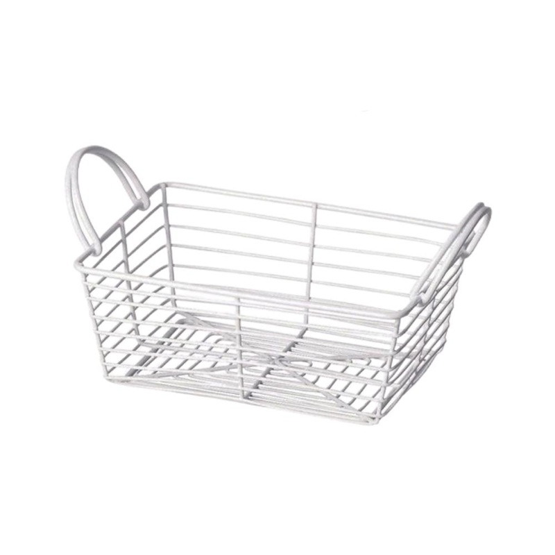 Pearl Blanc Kitchen Square Basket