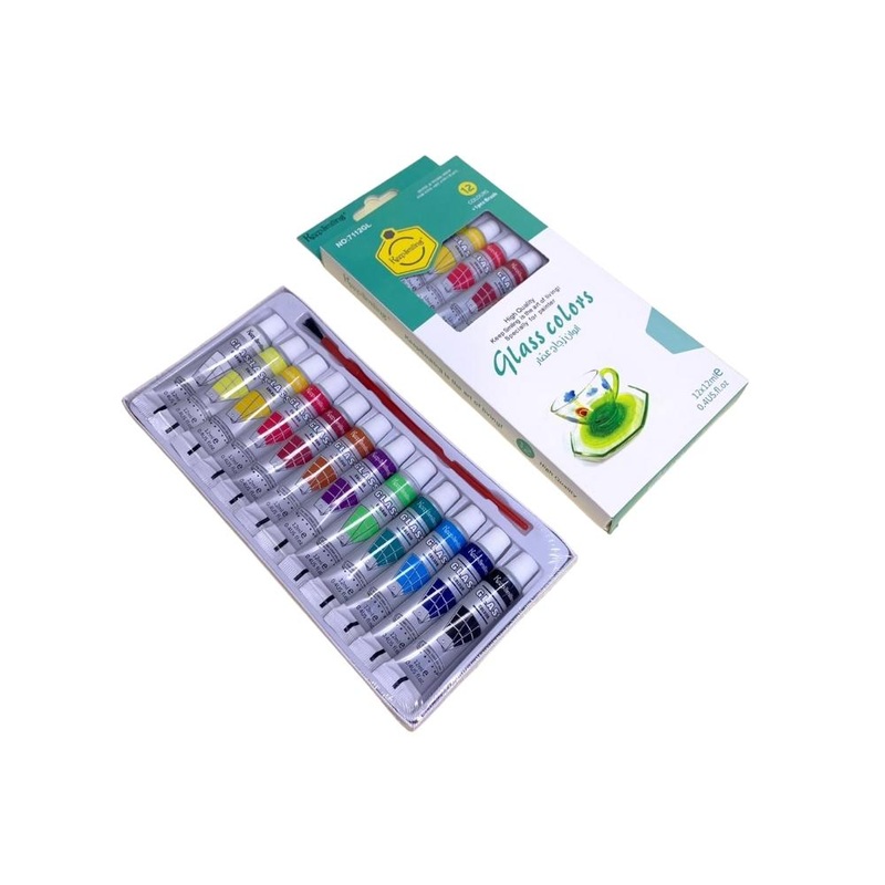 12  Glass color group of 12 colors