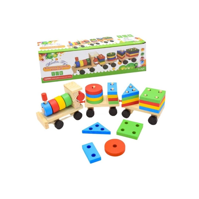 Geomertric builfing block car