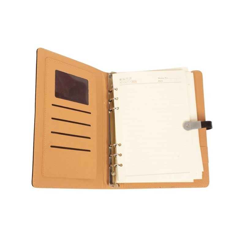 Notebook with flash and mirrors