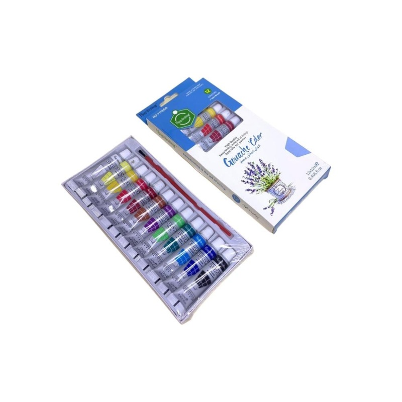 Piece Gouache Colour Set Multicolour