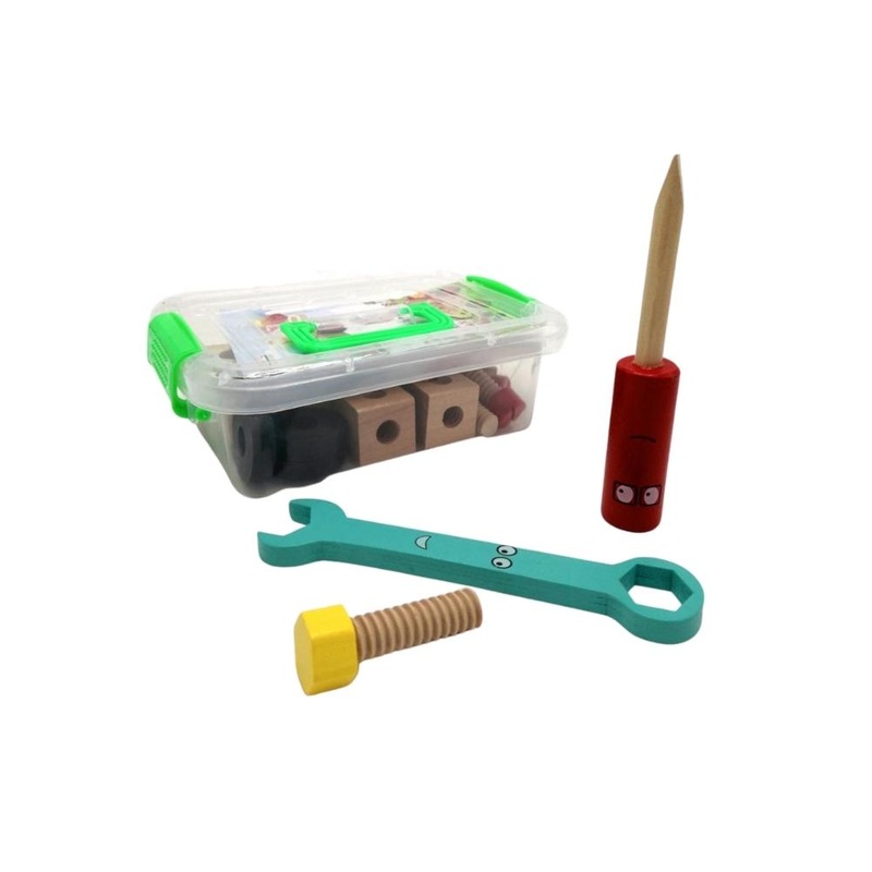 Punched educational packages in your plastic box