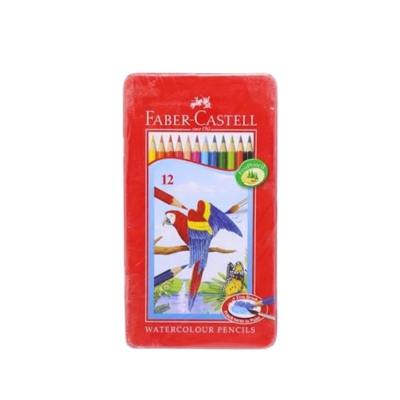 Faber Castell Watercolour Pencils Tin Case