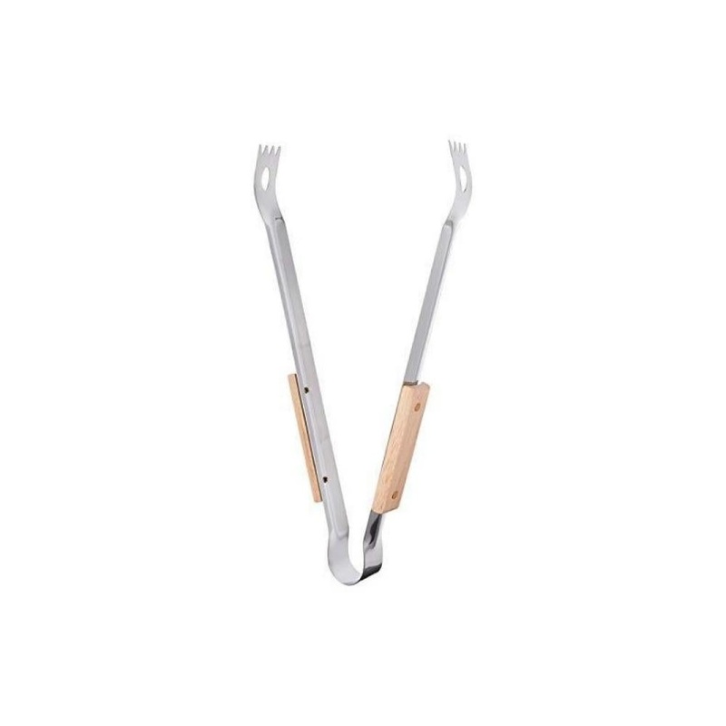 Pearl Metal Barbecue tongs with wooden handle