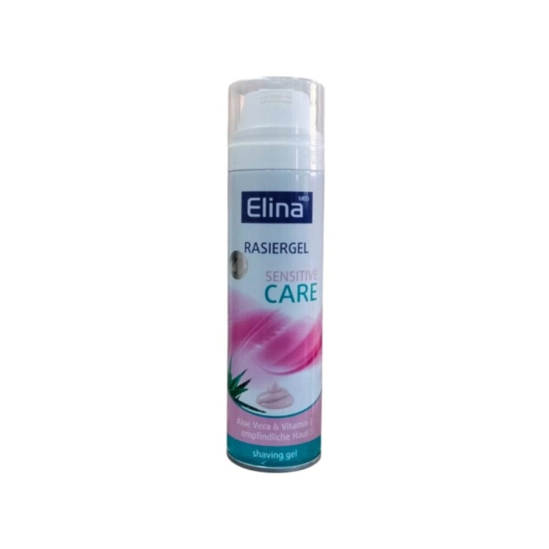 Elina Med Shaving Gel For Women With Wild Aloe Vera And Vitamins For Body And Sensitive Areas 200 ml